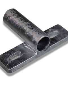 Wall bracket for pipe clamp 1"